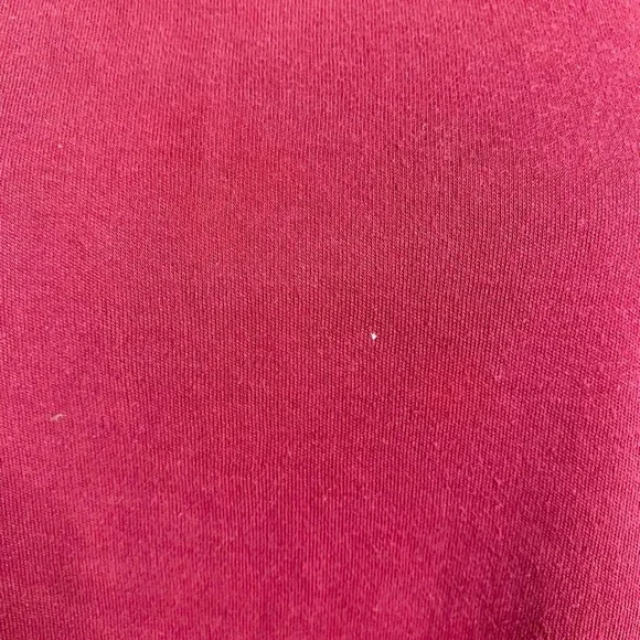 Quacker Factory RED Wine Pearl Beads on Bell Sleeve Dressy Top Size Large - Picture 12 of 12